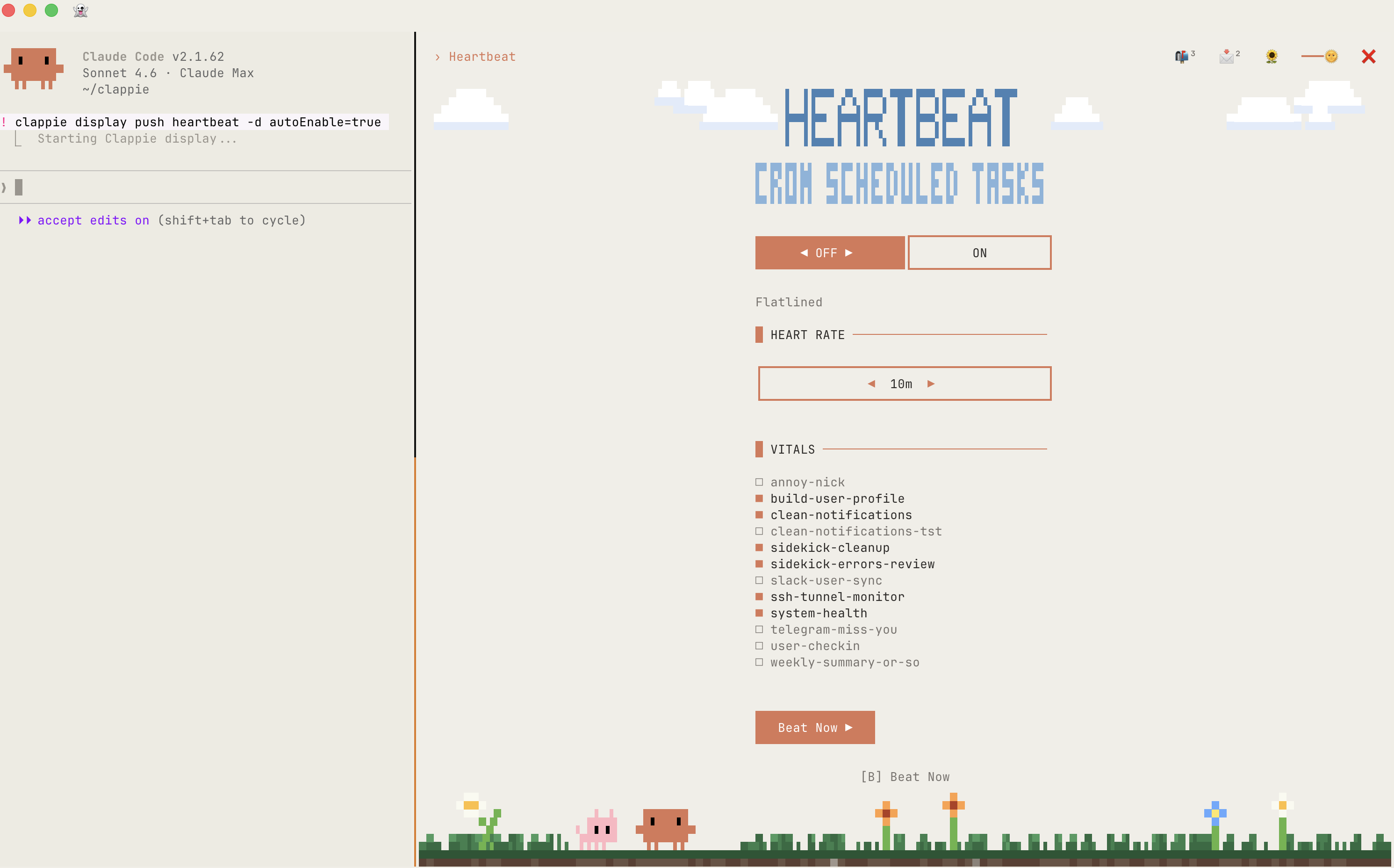 Heartbeat scheduler